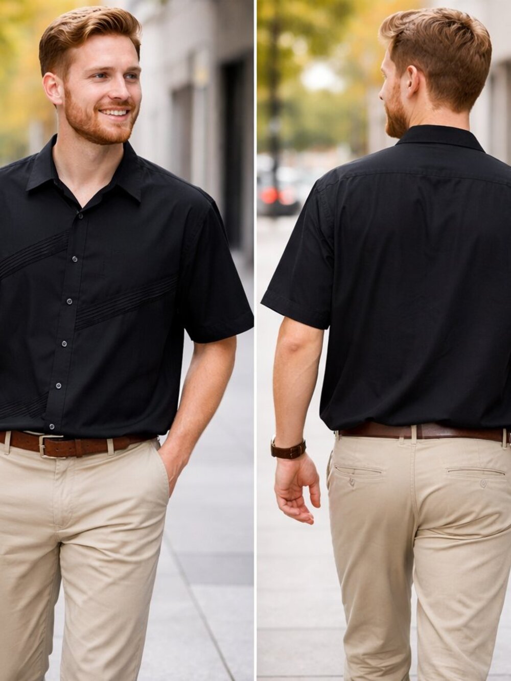 NWT Kenneth Cole Short Sleeve Shirt 2XL
